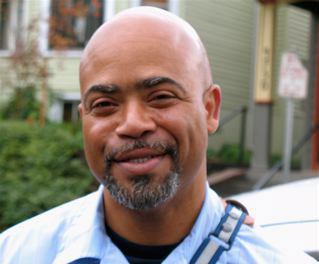 Patient Randall Hoxie delivering our mail